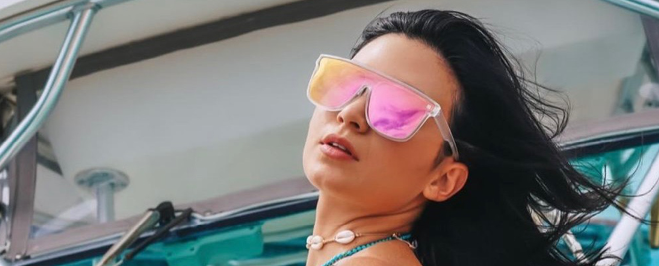 Purple Lens Sunglasses