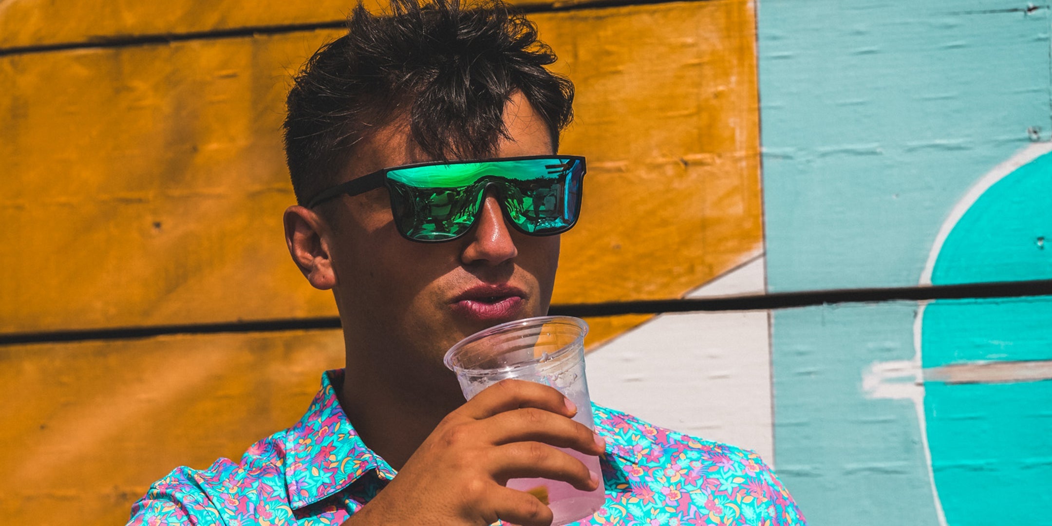 Green Lens Sunglasses
