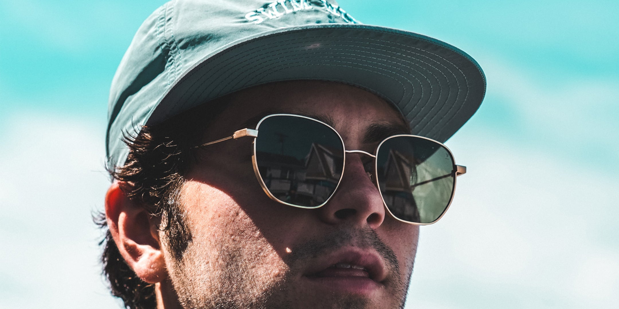 Bottle Green Lens Sunglasses