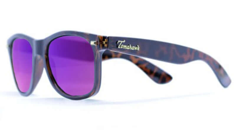 Donnies Glossy Tortoise Shell / Purple Sunglasses