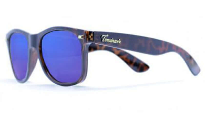 Nardos Glossy Tortoise Shell / Dark Blue Sunglasses