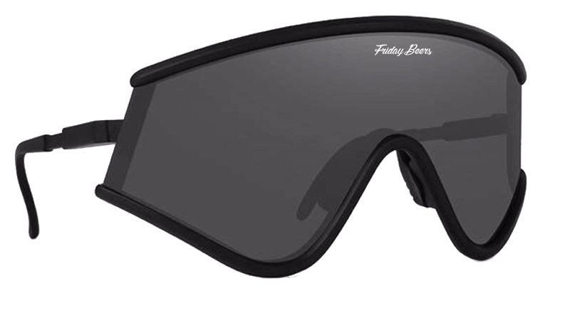 Friday Beers "Speed Traps" Black / Smoke Sunglasses