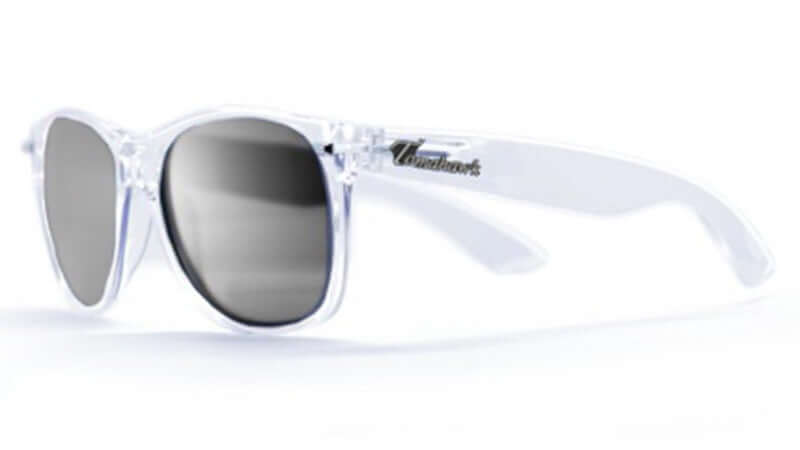 Preludes Frosted Clear / Silver Sunglasses
