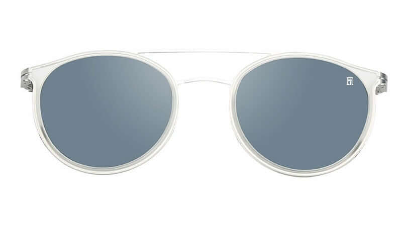 The FlatIrons Silver / Smoke Sunglasses