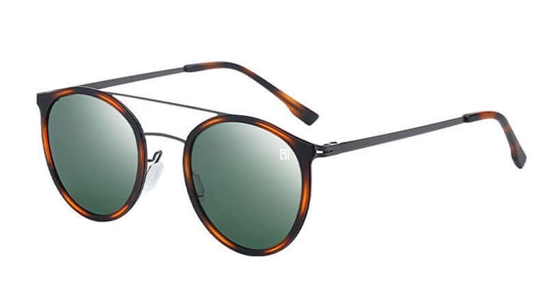 The Rockefeller Tortoise Shell / Bottle Green Sunglasses