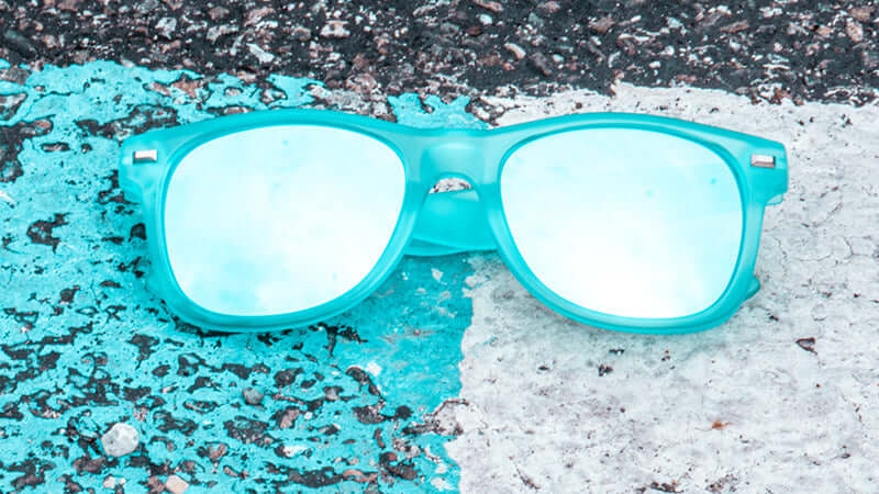 Below Zero (Limited Edition) Frosted Blue / Sky Blue Sunglasses