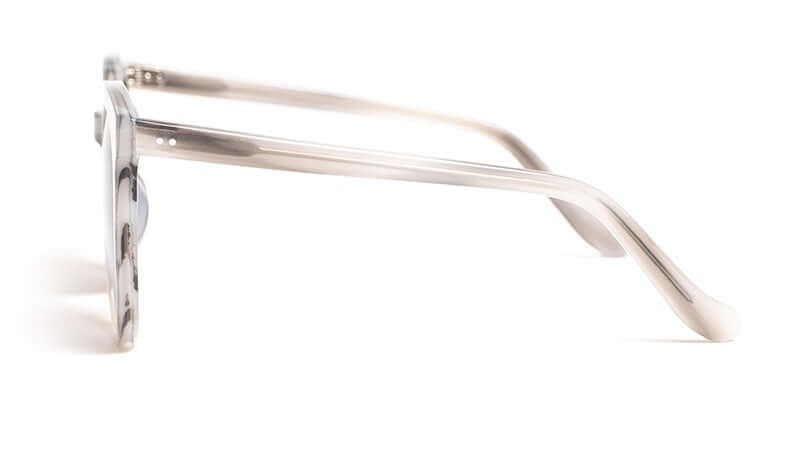 The Munroe Glossy Riviera Gray / Smoke Sunglasses