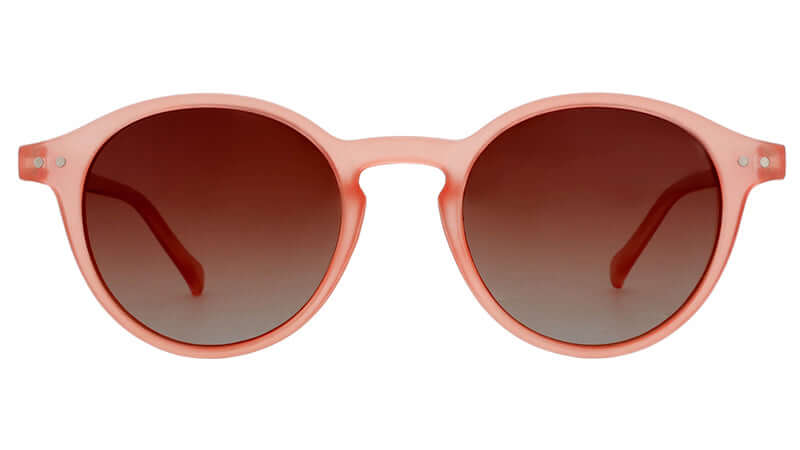 Bonairs Frosted Pink / Smoke Sunglasses