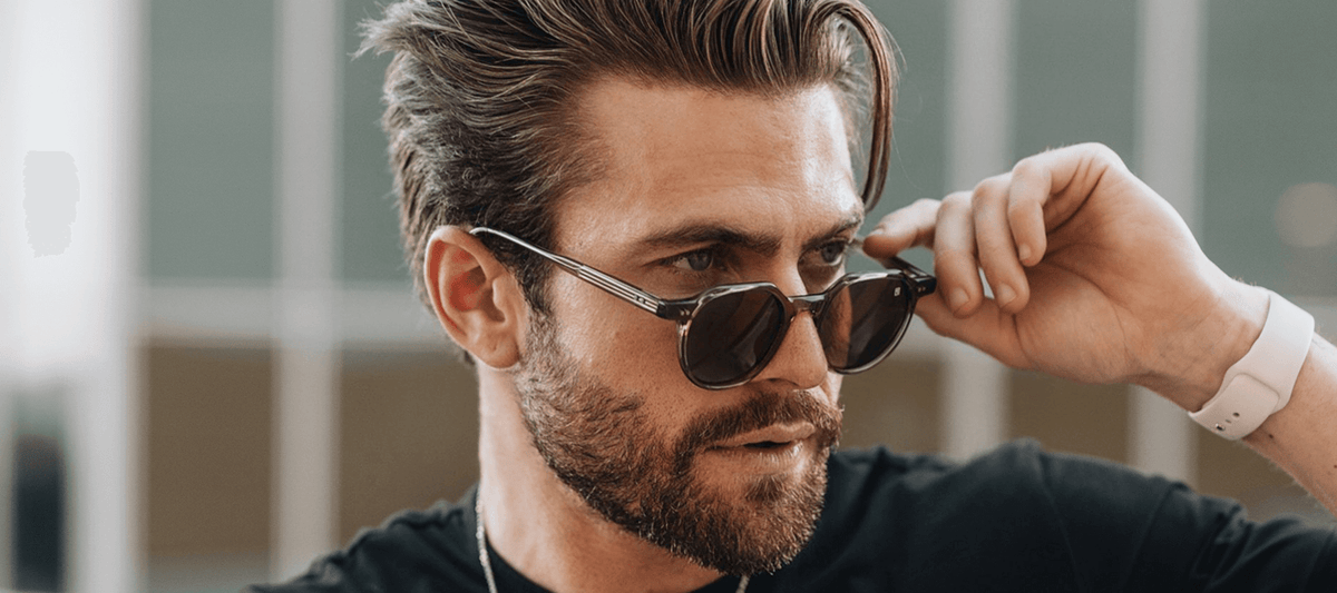 Mens small frame sunglasses sales