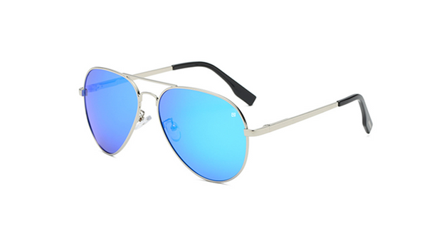 Afternoon Delight Blue Aviator Sunglasses Tomahawk Shades