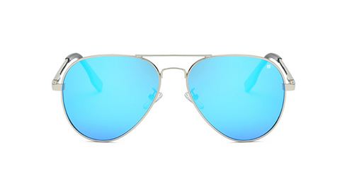 Afternoon Delight | Blue Aviator Sunglasses | Tomahawk Shades