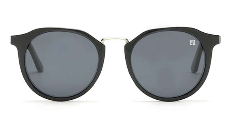 The Abells Glossy Black / Smoke Sunglasses