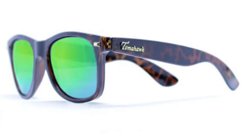 Ferguson's Glossy Tortoise Shell / Green Sunglasses