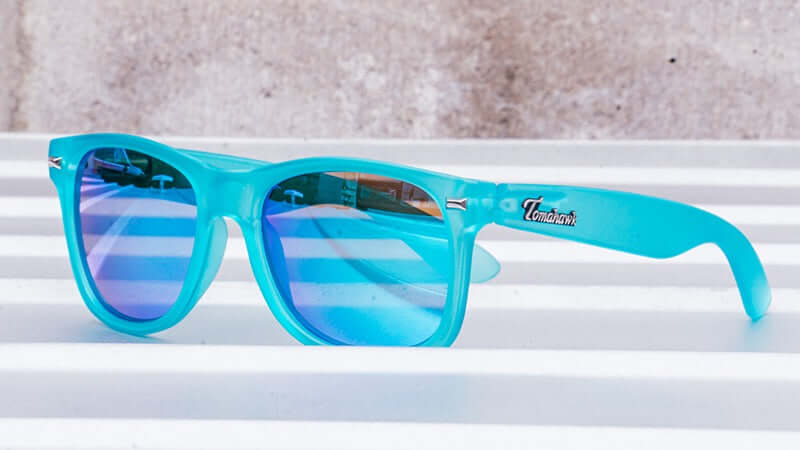 Below Zero (Limited Edition) Frosted Blue / Sky Blue Sunglasses