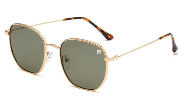 Tomahawk The Harrow Polarized Sunglasses Amber Lens Green Frame EUC Polarized Sunglasses | Glare-Free, UV Protected Eyewear  main image 4