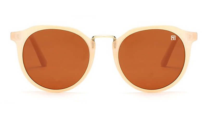 The Ahlbecks Nude / Amber Sunglasses