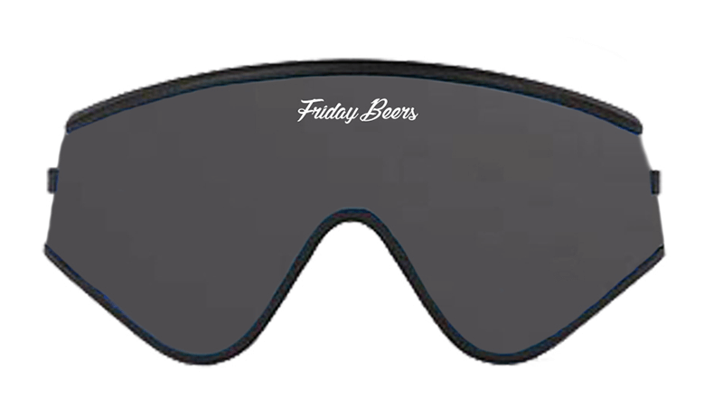 Friday Beers "Speed Traps" Black / Smoke Sunglasses
