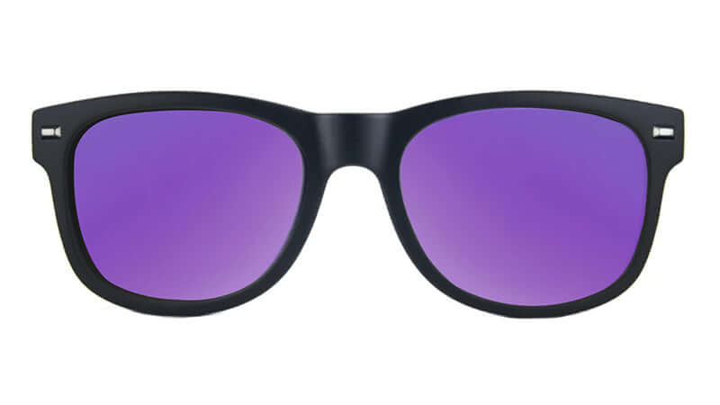 Bartons Matte Black / Purple Sunglasses