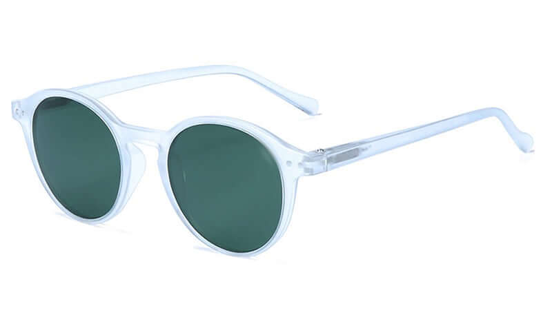 Etnas Clear / Green Sunglasses