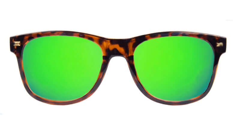 Ferguson's Glossy Tortoise Shell / Green Sunglasses