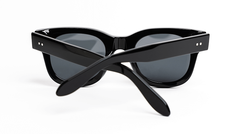 The Eastwood Glossy Black / Smoke Sunglasses