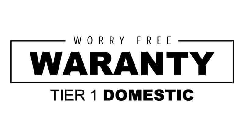 Worry Free Warranty/Replacement Program (Tier 1 Domestic) Tomahawk Shades LLC