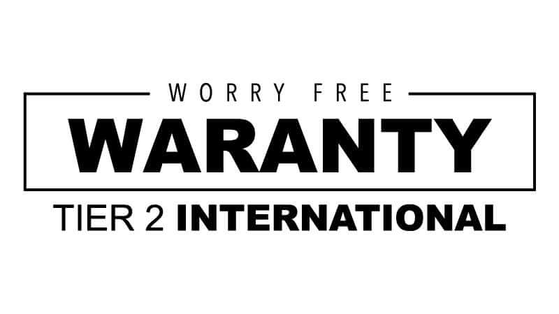 Worry Free Warranty/Replacement Program (Tier 2 International) Tomahawk Shades LLC