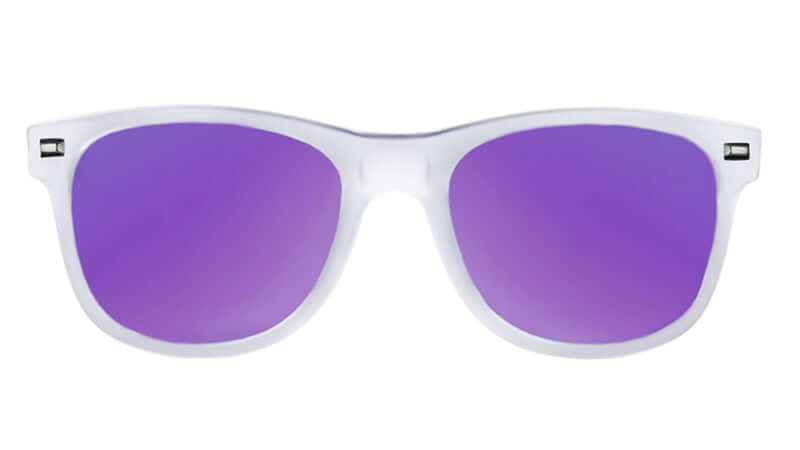 Wabajacks Frosted Clear / Purple Sunglasses